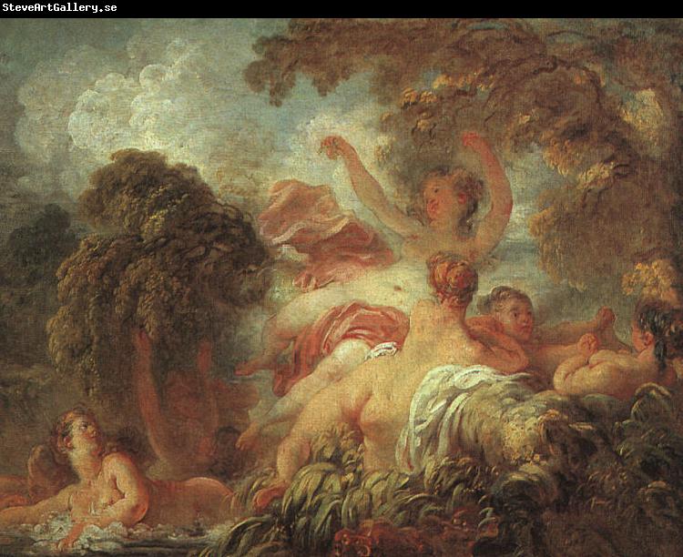 Jean Honore Fragonard The Bathers a